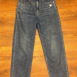 Everlane Straight Jeans in Classic Blue